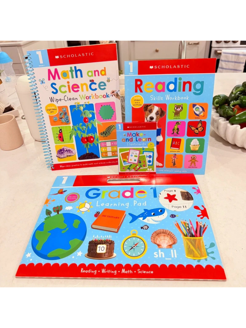 Scholastic get ready for first grade learning bundle